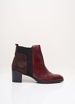 Bottines/Boots rouge MADISON pour femme