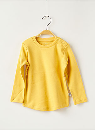 T-shirt jaune HELLO ELAÉ pour fille