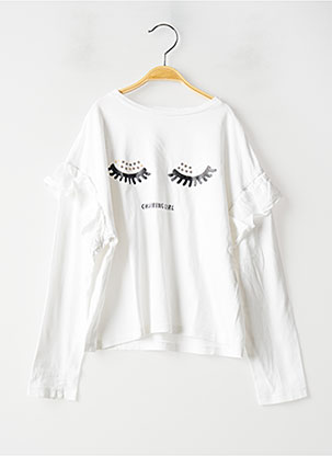 T-shirt blanc MANGO pour fille