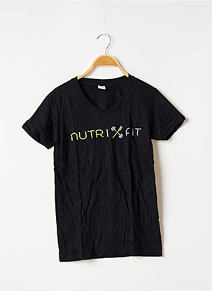 T-shirt noir NUTRI FIT pour femme