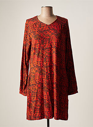 Robe mi-longue rouge AGATHE & LOUISE pour femme