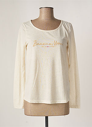 T-shirt beige BANANA MOON pour femme
