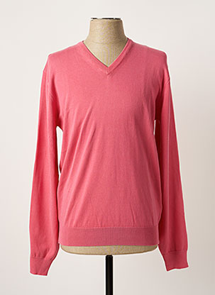 Pull rose HACKETT pour homme