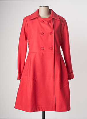 Manteau long rouge PAUL BRIAL pour femme