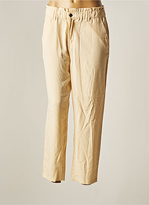Pantalon droit beige YEST pour femme