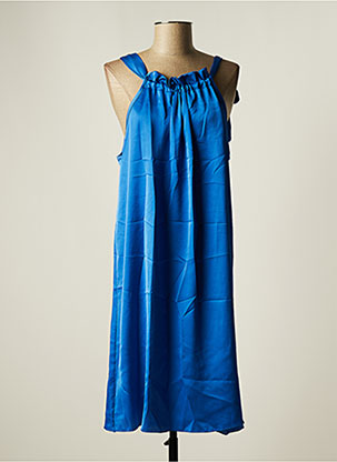 Robe mi-longue bleu DONA LISA pour femme