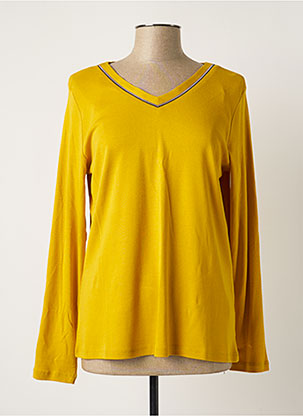 T-shirt jaune DIANE LAURY pour femme