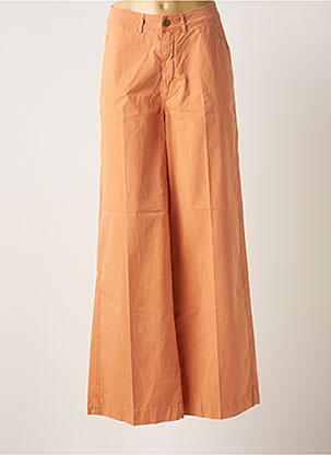 Pantalon large orange SUMMUM pour femme