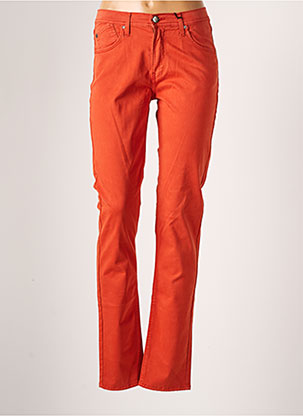 Pantalon slim orange IMPAQ1 pour femme