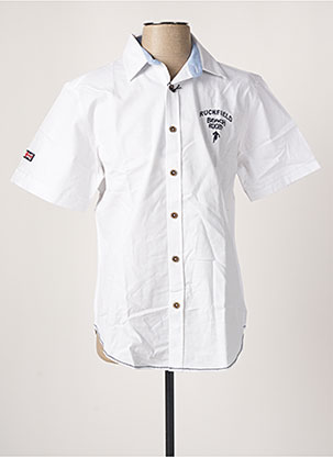Chemise manches courtes blanc RUCKFIELD pour homme