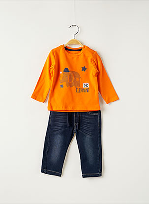 Ensemble pantalon orange BABY BOL pour garçon