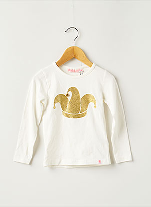 T-shirt beige FRENCHY KIDS pour fille