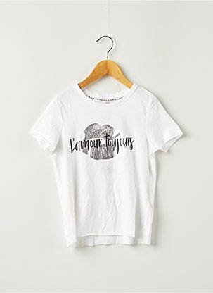 T-shirt blanc ONLY pour fille