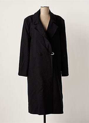 Manteau long noir YUGEN pour femme