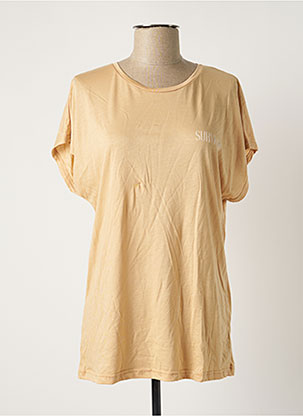 T-shirt beige ASTRID BLACK LABEL pour femme