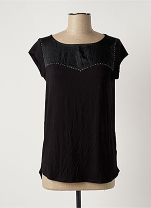 T-shirt noir ASTRID BLACK LABEL pour femme