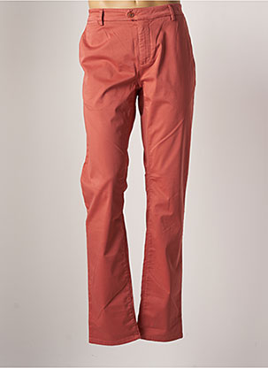 Pantalon chino orange TELERIA ZED pour homme