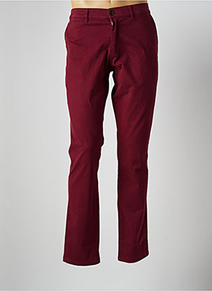Pantalon chino rouge CAMBERABERO pour homme