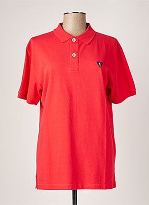 Polo Manches Longues French Spirit Rouge Orangé Camberabero