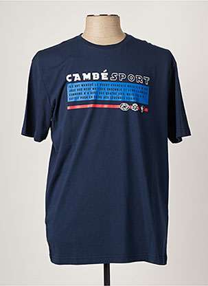 T-shirt bleu CAMBERABERO pour homme
