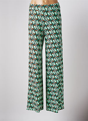 Pantalon large vert MARIA BELLENTANI pour femme