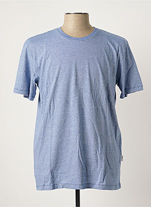 T-shirt bleu SELECTED pour homme