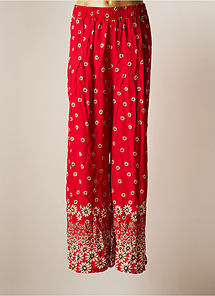 Pantalon large rouge AMY&CLO pour femme