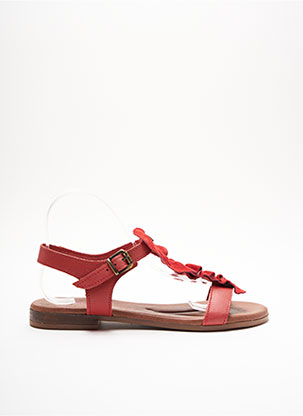 Sandales/Nu pieds rouge REBELLES pour femme