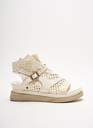 Sandales/Nu pieds beige A.S.98 pour femme