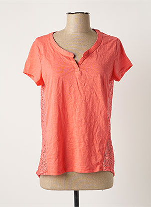 T-shirt orange BREAL pour femme
