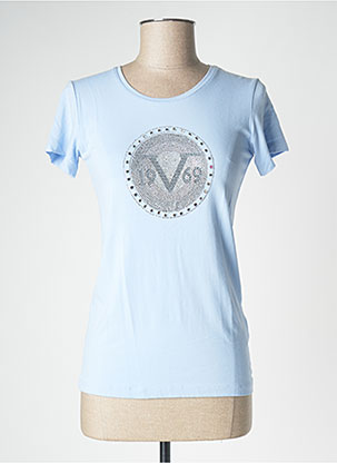 T-shirt bleu VERSACE pour femme