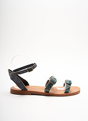 Sandales/Nu pieds vert MASSALIA pour femme