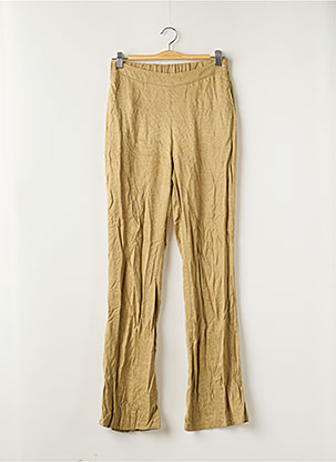 Pantalon large beige CHICHI CASTELNANGO pour femme