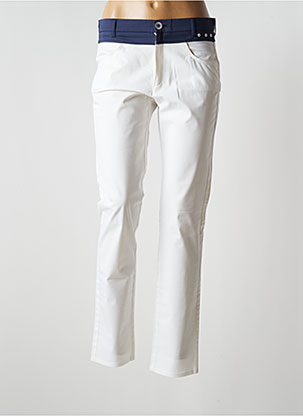 Pantalon slim blanc K'TENDANCES pour femme