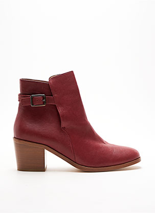 Bottines/Boots rouge SESSUN pour femme