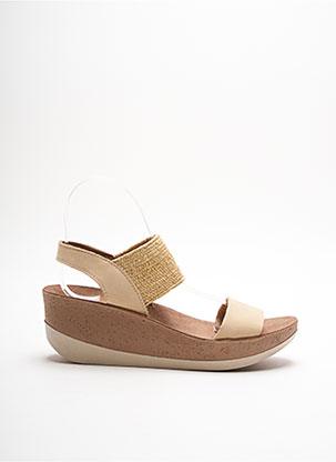 Sandales/Nu pieds beige FANTASY SANDALS pour femme