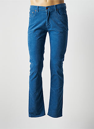 Pantalon droit bleu MCLASSICS pour homme