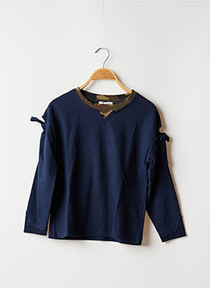 Sweat-shirt bleu TEDDY SMITH pour fille