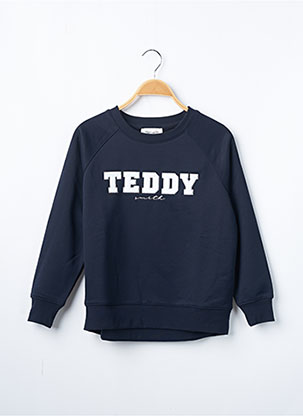 Sweat-shirt bleu TEDDY SMITH pour fille