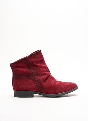 Bottines/Boots rouge CHACAL pour femme