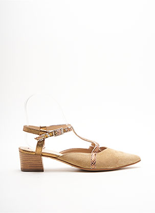 Sandales/Nu pieds marron FRANCE MODE pour femme