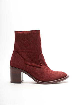 Bottines/Boots rouge ADIGE pour femme