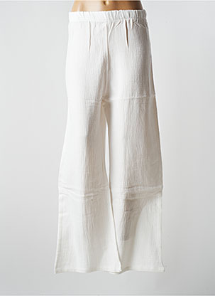 Pantalon large blanc JENA LEE pour femme