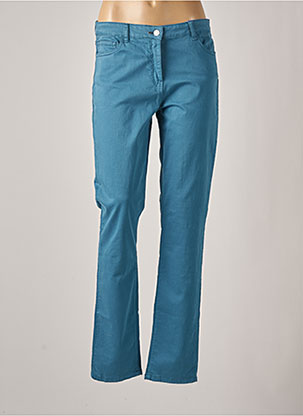 Pantalon slim bleu JULIE GUERLANDE pour femme