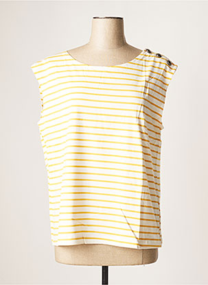T-shirt jaune LAURE + MAX pour femme