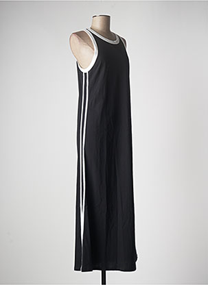 Robe longue noir NINETTE pour femme