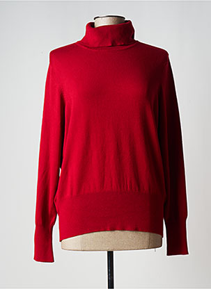 Pull col roulé rouge BETTY BARCLAY pour femme