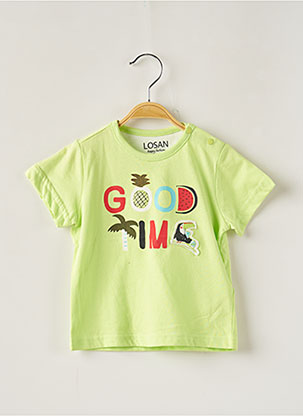 T-shirt vert LOSAN pour garçon
