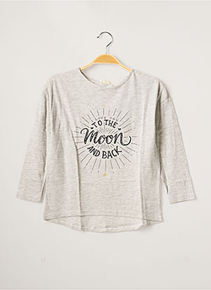 T-shirt gris MINI MIGNON pour fille