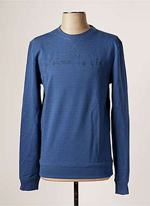Sweat-shirt bleu LE GENTLE FACTORY pour homme